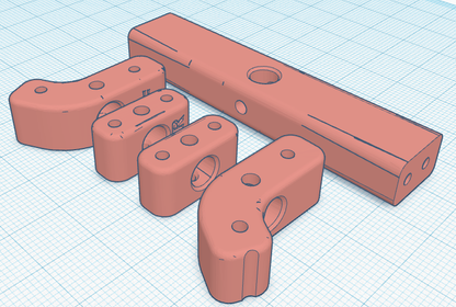 NWSD TRX-4 Scattergun V2 Lexan Body Mount Kit